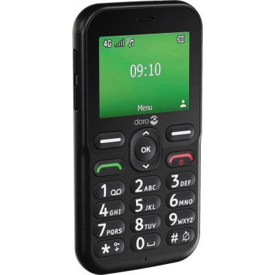 4. Doro Leva E10 6,1 cm (2,4") 118,9 g Schwarzes Handy für Senioren