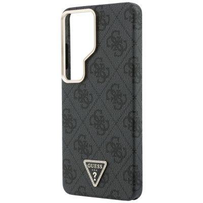 6. Guess 4G Triangle Logo MagSafe Hülle für Samsung Galaxy S26 Ultra - Schwarz