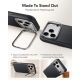 4. ESR Leder-Schutzhülle mit Ständer und MagSafe-Funktion für iPhone 18 Pro / 17 Pro – Schwarz