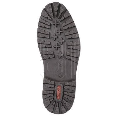 9. Rieker M RKR296A Wollgefütterte Lederstiefelette, schwarz
