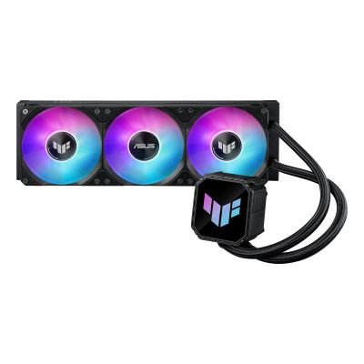 4. ASUS TUF GAMING LC III 360 ARGB All-in-One-Flüssigkeitskühler für Prozessoren, 12 cm, Schwarz