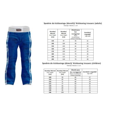 4. Kickboxhose MASTERS SKBP-M (WAKO APPROVED)