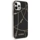 4. Guess Gold Chain Collection iPhone 12 Pro Max 6,7" Hülle - Schwarz
