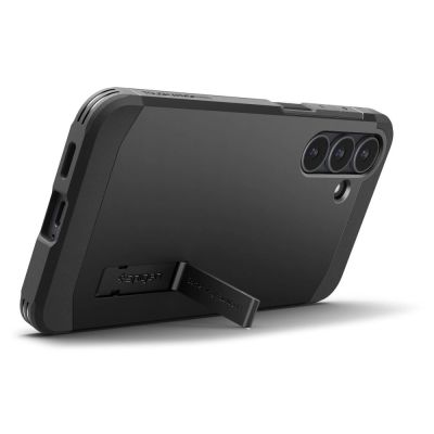 8. Spigen Tough Armor Mag MagSafe Hülle für Samsung Galaxy S25 FE – Schwarz und Gelb
