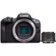 Canon EOS R100 spiegellose Systemkamera + RF-S 18-45mm F4.5-6.3 IS STM Objektiv, 24,1 MP, ISO-Empfindlichkeit (max.) 12800, Displaydiagonale 3,0 Zoll, WLAN-Netzwerk: Automatisch/Manuell, CMOS-Sensor, Schwarz