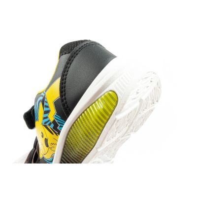 16. Leomil Pokemon Kinder Sportschuhe Sneakers leicht mit Klettverschluss schwarz gelb