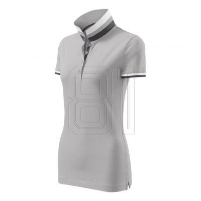 Malfini Collar Up W MLI-257A4 Silbergraues Poloshirt