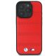 3. BMW M Perforated And Stitched Line MagSafe Hülle für iPhone 16 Pro – rot