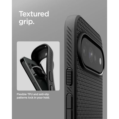 9. Spigen Liquid Air Hülle für Google Pixel 11 Pro XL – Schwarz