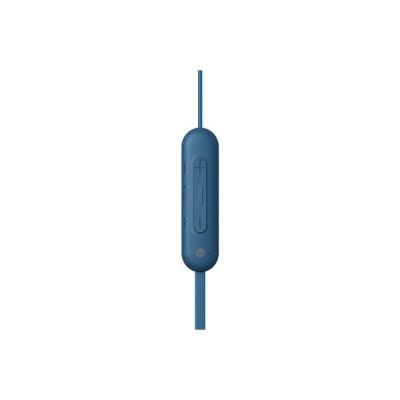 4. Sony WI-C100 Kabelloses In-Ear-Bluetooth-Headset für Anrufe und Musik, Blau