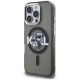 2. Karl Lagerfeld IML Glitter Karl & Choupette Sketch Logo MagSafe Hülle für iPhone 16 Pro - Schwarz