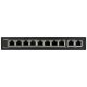 2. PULSAR SG108 Gigabit-Ethernet (10/100/1000) Netzwerkanschlüsse mit PoE-Unterstützung, Schwarz