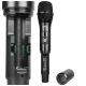 9. UMA VOCAL SET – Drahtloses Dual-Set bestehend aus 2 Handmikrofonen + Empfänger mit Mikrofon-Ladestation