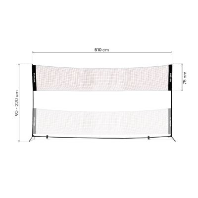 22. Meteor Badmintonnetz 5,1x2,2 m 17602