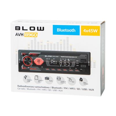 4. Autoradio BLOW AVH-8960 RDS MP3/USB/micro SD/BLUETOOTH + USB-C