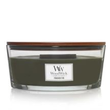 WoodWick Frasier Tanne Kerze Ellipse Grau 1 Stück.