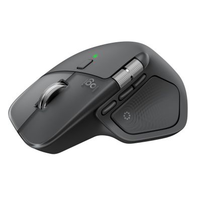 3. Logitech MX Master 4 Büromaus, rechtsseitig, kabellos (RF) + Bluetooth, Laser, 8000 DPI
