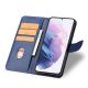 4. Magnethülle Elegant Case Cover Flip Cover Samsung Galaxy S22+ (S22 Plus) Blau