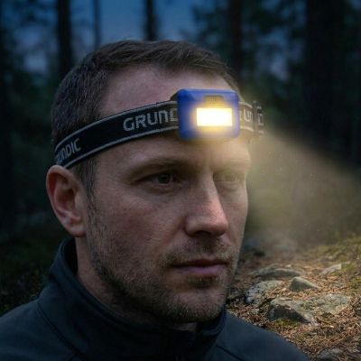 16. GRUNDIG COB LED-Touristenscheinwerfer - Blau