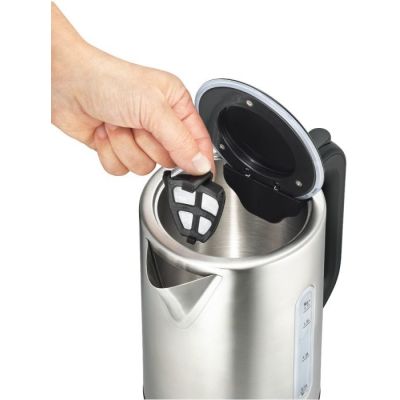 5. Solis Vario Temp Wasserkocher, elektrisch, 1,7 l, 2200 W, Edelstahl