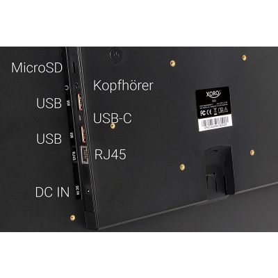 4. Xoro MegaPAD 2404 V7 64 GB 61 cm (24 Zoll) 4 GB Wi-Fi 6 (802.11ax) Android 13 Schwarz