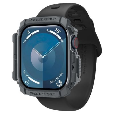 3. Spigen Rugged Armor Hülle für Apple Watch 10 46 mm – Grau