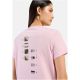 Damen-Kurzarm-T-Shirt ODLO T-shirt crew neck s/s COTTON BLEND ODLO FLAGS, rosa