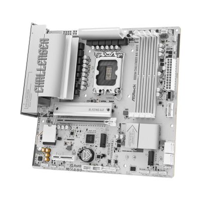 4. ASRock B860M Challenger WiFi White 1851 mATX HDMI/DP DDR5