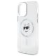 6. Karl Lagerfeld IML Metal Choupette Head MagSafe iPhone 12 Hülle - Weiß