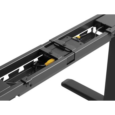 5. Equip 650805 Stehtischgestell, elektrisch betrieben, 2 Beine, schwarz