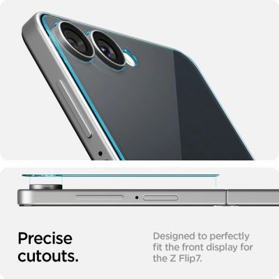 13. Spigen Glas.TR EZ Fit HD Panzerglas Displayschutzfolie für Samsung Galaxy Z Flip 7 - Transparent