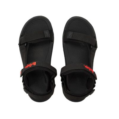 5. Lee Cooper Damenschuhe mit Klettverschluss für sommerliche Strandsandalen, leicht, schwarz