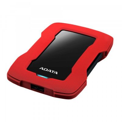 3. Externe Festplatte ADATA HD330 (1 TB; 2,5 Zoll; USB 3.2 Gen. 1; rot)
