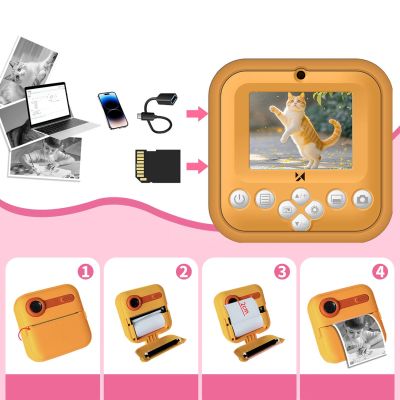 5. Wozinsky WDT-05 Thermodrucker-Kamera für Kinder – Orange