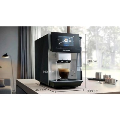 6. Siemens TP715R07 EQ700 Espressomaschine (schwarz; 19 bar)