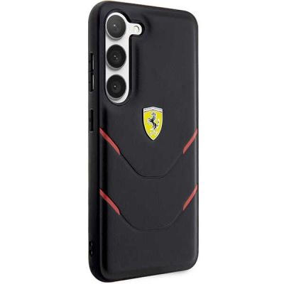 4. Ferrari FEHCS23MPBAK S23+ S916 schwarz/schwarz Hardcase Hot Stamp Lines