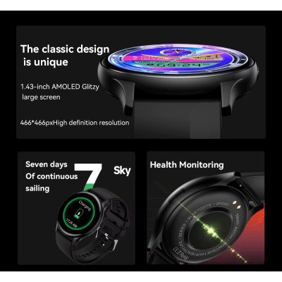 7. RUBICON RNCF11 Black SMARUB240 Smartwatch