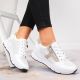 2. Rieker W N6304-80 weiße Lederkeilschuhe