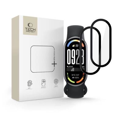 Tech-Protect Glass Flex+ 2er-Pack Hybridglas für Xiaomi Smart Band 10 / 10 NFC - Schwarz