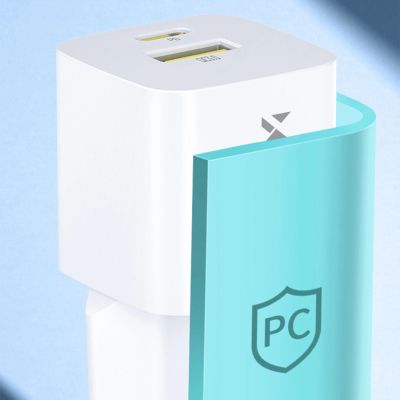14. Wozinsky WWCEAC GaN USB-A USB-C 33W Wandladegerät - Weiß