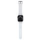 2. Karl Lagerfeld 3D Rubber Karl&Choupette Heads Armband für Apple Watch 38/40/41 mm – Weiß