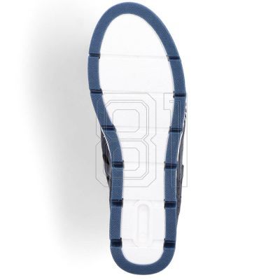 39. Rieker W RKR652 marineblaue durchbrochene Lederschuhe