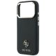 6. Guess Saffiano Small 4G & Classic Logo MagSafe Hülle für iPhone 17 Pro Max / 18 Pro Max - Schwarz