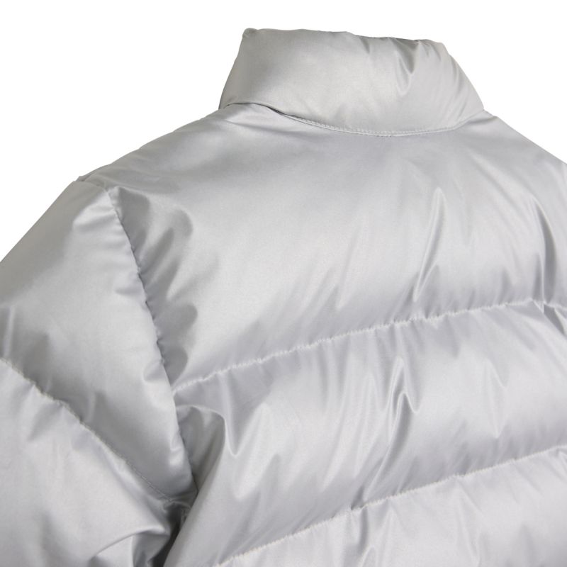 5. Adidas Synthetic Down Glam Silver Kinderjacke JM8870