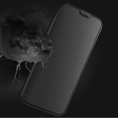 7. Dux Ducis Skin Pro Hülle für iPhone 17 Pro Max mit Flip und Kartenfach - Schwarz
