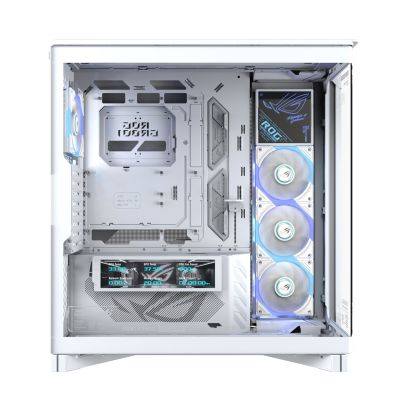 16. Asus ROG CRONOXGR801CURVE TG ARGB WEISS Gehäuse