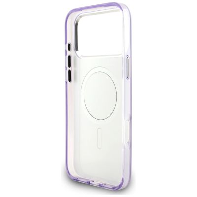 7. Karl Lagerfeld IML Aquarelle Karl & Choupette & Logo MagSafe Hülle für iPhone 17 Pro Max - Lila