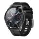 3. Rubicon RNCE88-1 Schwarze Smartwatch – Schwarzes Silikonarmband + Schwarzes Lederarmband