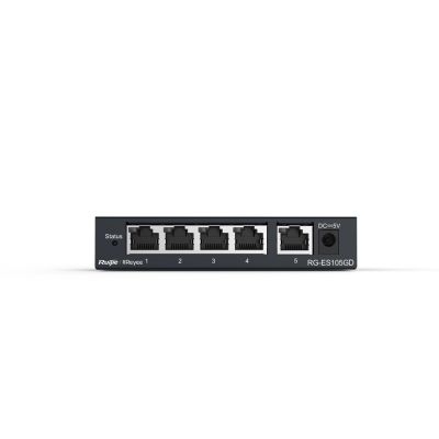 2. Ruijie Networks RG-ES105GD Netzwerk-Switch, unmanaged Gigabit Ethernet (10/100/1000), Schwarz