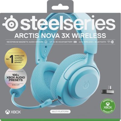 7. Steelseries Arctis Nova 3X Wireless für Xbox, Aqua-Kopfhörer